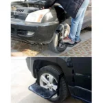 Portable Folding Car Stairs Tyre Mount Steps Ladder for Pickup Trucks, Truck, SUV - Image 6
