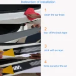 1.52m * 0.5m Car Decal Film Auto Modified Vehicle Sticker Vinyl Air Bubble Sticker Electro-optical Film Protective Film - Image 5