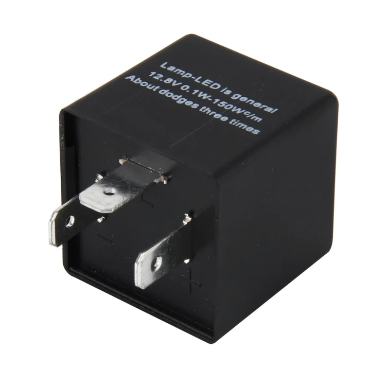 CMS3323.webp CF13 JL-02 Flasher for LED Auto Car-styling 3-Pin LED Turn Signal Adjustable Frequency Car Flasher Relay Fix Hyper Flash General Lamp-LED Light Relay for Japanese Car - Image 1