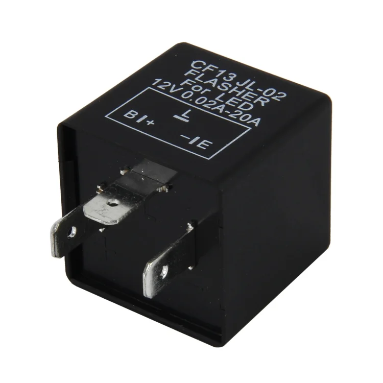 CMS3324.webp CF13 JL-02 Flasher for LED Auto Car-styling 3-Pin LED Turn Signal Car Flasher Relay Fix Hyper Flash General Lamp-LED Light Relay for Japanese Car - Image 1
