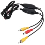 2 PCS 2370MHZ Transmit / Receive Frequency Portable Navigation Wireless Rear View System Wireless Video Transmitter Receiver for Car Rear View Backup Camera Car Back View Monitor System - Image 2