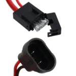DC 12V 40A 9005 Bulb Strengthen Line Group HID Xenon Controller Cable Relay Wiring - Image 4