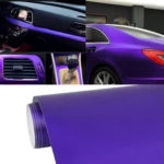 1.52 * 0.5m Waterproof PVC Wire Drawing Brushed Chrome Vinyl Wrap Car Sticker Automobile Ice Film Stickers Car Styling Matte Brushed Car Wrap Vinyl Film