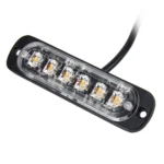 DC 12V-24V 2W 6LEDs SMD-2835 Lamps 17 Flash Patterns 3 Lines Car Flash Lamp Waterproof Car Truck Emergency Strobe Flash Warning Light, Cable Length: 90cm - Image 4
