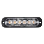 DC 12V-24V 2W 6LEDs SMD-2835 Lamps 17 Flash Patterns 3 Lines Car Flash Lamp Waterproof Car Truck Emergency Strobe Flash Warning Light, Cable Length: 90cm - Image 6