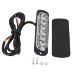 DC 12V-24V 2W 6LEDs SMD-2835 Lamps 17 Flash Patterns 3 Lines Car Flash Lamp Waterproof Car Truck Emergency Strobe Flash Warning Light, Cable Length: 90cm - Image 7