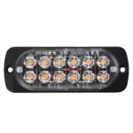 DC 12V-24V 2W 12LEDs SMD-2835 Lamps 17 Flash Patterns 3 Lines Car Flash Lamp Waterproof Car Truck Emergency Strobe Flash Warning Light, Cable Length: 90cm - Image 6