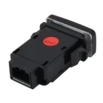 Car Fog Light Lamp Indicator 5 PIN On and Off Button Switch Control Auto Car Fog Light 5 Pin Switch On-Off Button Switch for Toyota, Large Size: 6*2.8*1.7cm(Yellow Light) - Image 3