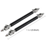 2 PCS Car Modification Large Surrounded By The Rod Telescopic Lever Front and Rear Bars Fixed Front Lip Back Shovel Adjustable Small Rod, Length: 7.5cm - Image 2