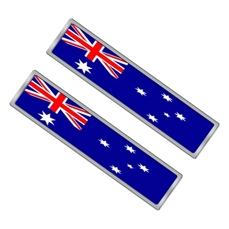 CMS35810_1.webp 2 PCS Australian Flag Pattern Rectangle Car-Styling Sticker Random Decorative Sticker - Image 2