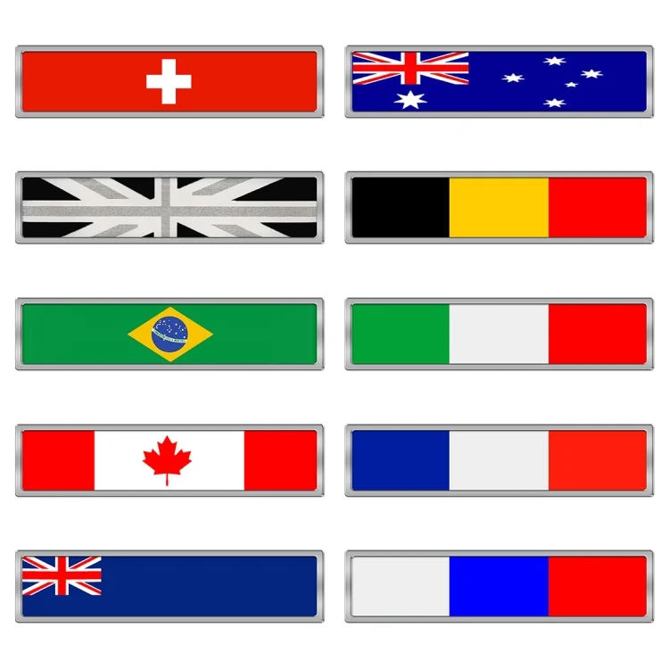 CMS35810_4.webp 2 PCS Australian Flag Pattern Rectangle Car-Styling Sticker Random Decorative Sticker - Image 5