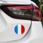 4 PCS Car-Styling France Flag Pattern Metal Wheel Hub Decorative Sticker, Diameter: 5.8cm - Image 6