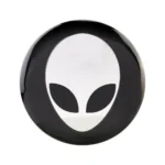 4 PCS Car-Styling Alien Pattern Metal Wheel Hub Decorative Sticker, Diameter: 5.8cm - Image 2