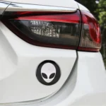 4 PCS Car-Styling Alien Pattern Metal Wheel Hub Decorative Sticker, Diameter: 5.8cm - Image 6