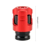 4 PCS Valve Shape Gas Cap Mouthpiece Cover Tire Cap Car Tire Valve Caps - Image 3