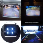 JX-9488 720×540 Effective Pixel NTSC 60HZ CMOS II Universal Waterproof Car Rear View Backup Camera With 2W 80LM 5000K White Light 4LED Lamp, DC 12V, Wire Length: 4m - Image 8