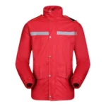 Durable Reflective Motorcycle Split Raincoat Pants Riding Bicycle Electric Bike Windproof Waterproof Rain Wear for Adult, Size: 4XL(Red) - Image 2