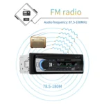 SWM-530 12V Universal Car Dual USB Charger Radio Receiver MP3 Player, Support FM & Bluetooth with Remote Control - Image 12
