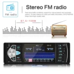 SWM-4022D HD 4.1 inch 12V Universal Car Radio Receiver MP5 Player, Support FM & Bluetooth & TF Card with Remote Control - Image 14