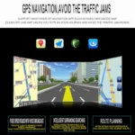 SU 9701 1GB+32GB 7 inch HD Foldable Universal Car Android Radio Receiver MP5 Player, Support FM & Bluetooth & TF Card & GPS & Phone Link & WiFi - Image 11