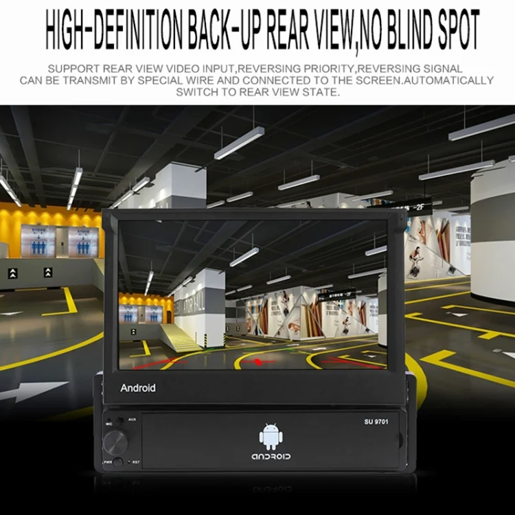 CMS3691_11.webp SU 9701 1GB+32GB 7 inch HD Foldable Universal Car Android Radio Receiver MP5 Player, Support FM & Bluetooth & TF Card & GPS & Phone Link & WiFi - Image 12
