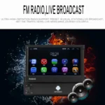 SU 9701 1GB+32GB 7 inch HD Foldable Universal Car Android Radio Receiver MP5 Player, Support FM & Bluetooth & TF Card & GPS & Phone Link & WiFi - Image 15