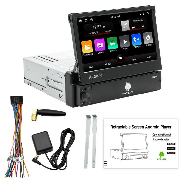 CMS3691_4.webp SU 9701 1GB+32GB 7 inch HD Foldable Universal Car Android Radio Receiver MP5 Player, Support FM & Bluetooth & TF Card & GPS & Phone Link & WiFi - Image 5
