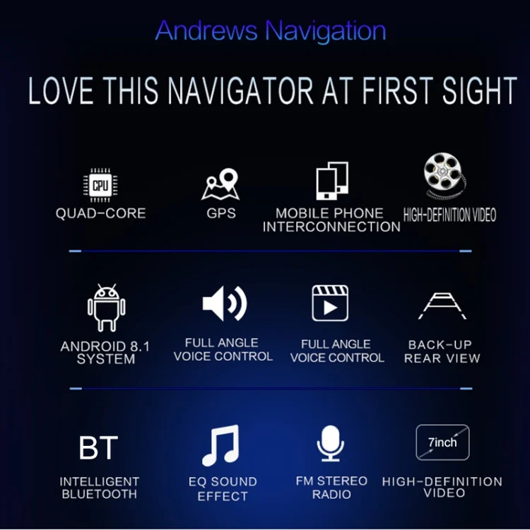 CMS3691_5.webp SU 9701 1GB+32GB 7 inch HD Foldable Universal Car Android Radio Receiver MP5 Player, Support FM & Bluetooth & TF Card & GPS & Phone Link & WiFi - Image 6