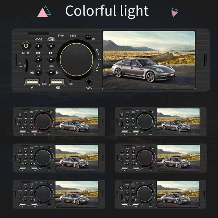 CMS3705_14.webp 7805 4.1 inch Universal Car Radio Receiver MP5 Player, Support FM & Bluetooth & TF Card with Remote Control - Image 15