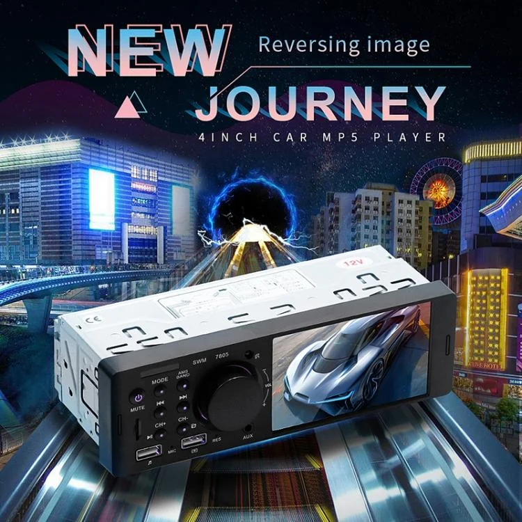 CMS3705_6.webp 7805 4.1 inch Universal Car Radio Receiver MP5 Player, Support FM & Bluetooth & TF Card with Remote Control - Image 7