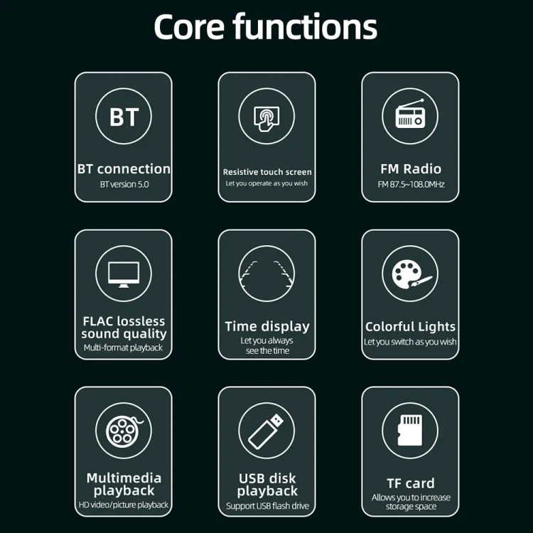 CMS3706_8.webp SWM-7805C 4.1 inch Touch Screen Universal Car Radio Receiver MP5 Player, Support FM & Bluetooth & TF Card with Remote Control - Image 9