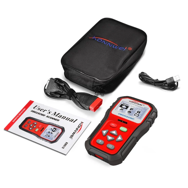 CMS3800_6.webp KONNWEI KW818 EOBD / OBDII Car Auto Diagnostic Scan Tools CAN Code Reader Scanner (Only for 12V Gasoline Car) - Image 7