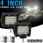 4 inch 18W 1800LM 4 Row LED Strip Light Working Refit Off-road Vehicle Lamp Roof Strip Light - Image 15