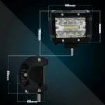 4 inch 15W 1500LM LED Strip Lamp Working Refit Off-road Vehicle Light Roof Strip Light - Image 4