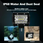 4 inch 15W 1500LM LED Strip Lamp Working Refit Off-road Vehicle Light Roof Strip Light - Image 8