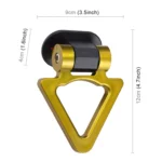 Car Truck Bumper Triangle Tow Hook Adhesive Decal Sticker Exterior Decoration - Image 3