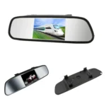 PZ-705 4.3 inch TFT LCD Car Rear View Mirror Monitor for Car Rearview Parking Video Systems - Image 5