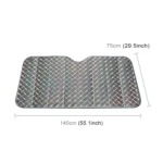 SUV Sun Shade Car Windshield Visor Cover Block Front Window Sunshade UV Protect, Size: 140 x 75cm - Image 2