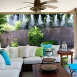 Outdoor Lawn Garden PE Hose Mist Watering Line Misting Cooling System with 16 x Mist Nozzles, Length: 12m - Image 12