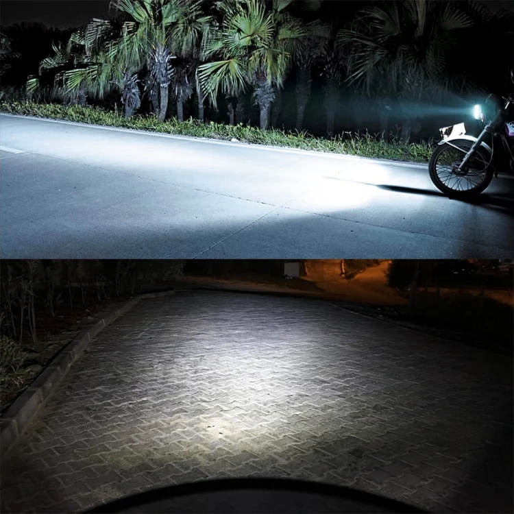 CMS4040_5.webp H6/BA20D 1000LM 72W 6000K White Light 2-LED 3570 Bulbs Motorcycle Headlights, DC 12-24V - Image 6