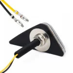 2 PCS Triangle Shape DC 12V Motorcycle 9-LED Yellow Light Turn Signal Indicator Blinker Light - Image 5