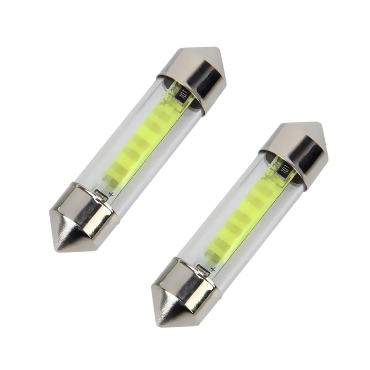 CMS4056_1.webp 10 PCS 39mm 1W 6000K White Light Car Dome Lamp License LED Reading Light, DC 12V - Image 2
