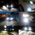 2 PCS Super Bright H11/H8 DC 12V 5W 350LM Auto Car Fog Light with 16 SMD-3030 LED Bulbs Lamp, White + Yellow Light - Image 12