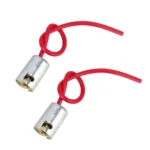 2 PCS BA9S Light Lamp Bulb Holder Base Socket Wire Connector - Image 2