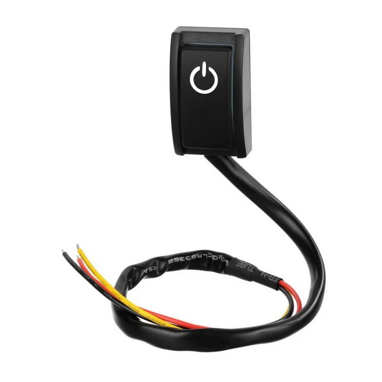 CMS4169_1.webp Jtron Car DIY Switch Paste Type Button Switch Paste Type Button Switch Double Sided with Adhesive Tape OFF/ON DC 12V/200mA - Image 2