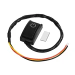Jtron Car DIY Switch Paste Type Button Switch Paste Type Button Switch Double Sided with Adhesive Tape OFF/ON DC 12V/200mA - Image 4