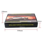 PZ-300-8 Car Parking Reversing Buzzer LED Monitor Parking Alarm Assistance System with 4*7m Front Sensors and 4*2.5m Rear Sensors - Image 8