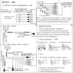 PZ-300-8 Car Parking Reversing Buzzer LED Monitor Parking Alarm Assistance System with 4*7m Front Sensors and 4*2.5m Rear Sensors - Image 10