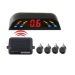 PZ-303-W Car Parking Reversing Buzzer and LED Monitor Parking Alarm Assistance System with 4 Rear Radar - Image 2