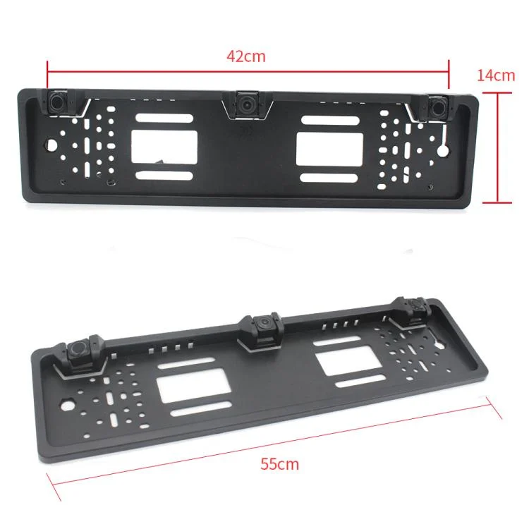 CMS4201_2.webp PZ600-L Europe Car License Plate Frame Rear View Camera Visual Rear View Parking System with 2 Reversing Radar Detector - Image 3